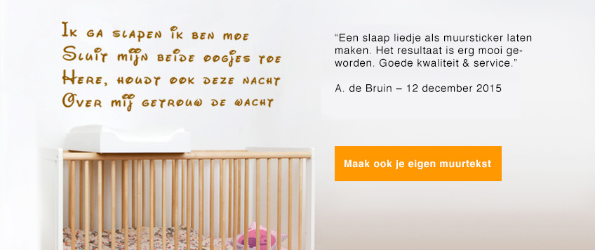 MUURSTICKERS eigen muursticker teksten maken muurteksten zelf lettertype formaat zwart wit zilver grijs muurstickers