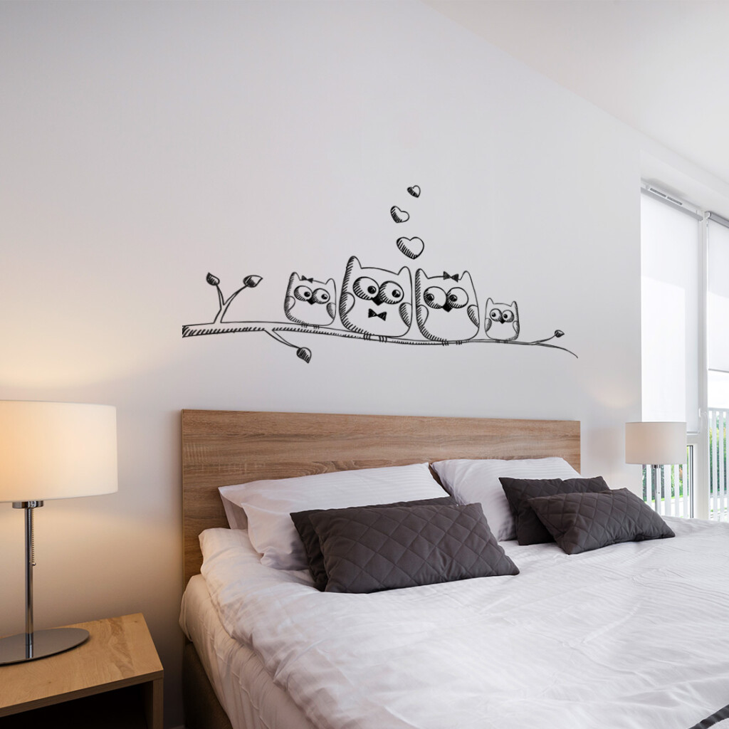 uilen-muursticker-voor-de-slaapkamer uilen-muursticker-voor-de-slaapkamer