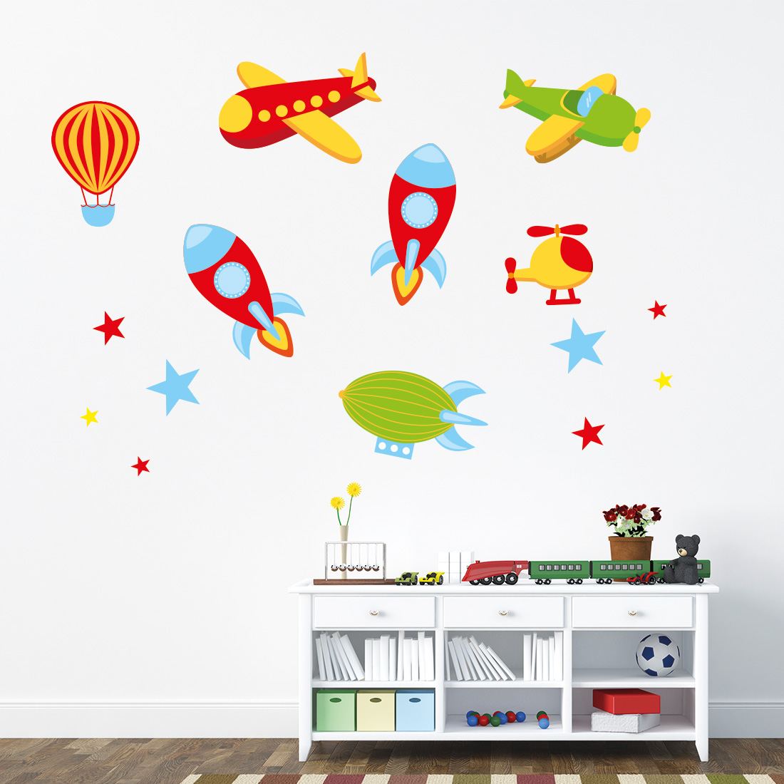 raketten-en-vliegtuigen-muurstickers-voor-de-kinderkamer raketten-en-vliegtuigen-muurstickers-voor-de-kinderkamer