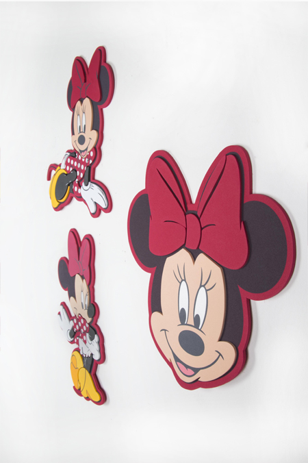 minnie mouse muursticker disney foam minnie mouse wandsticker disney foam