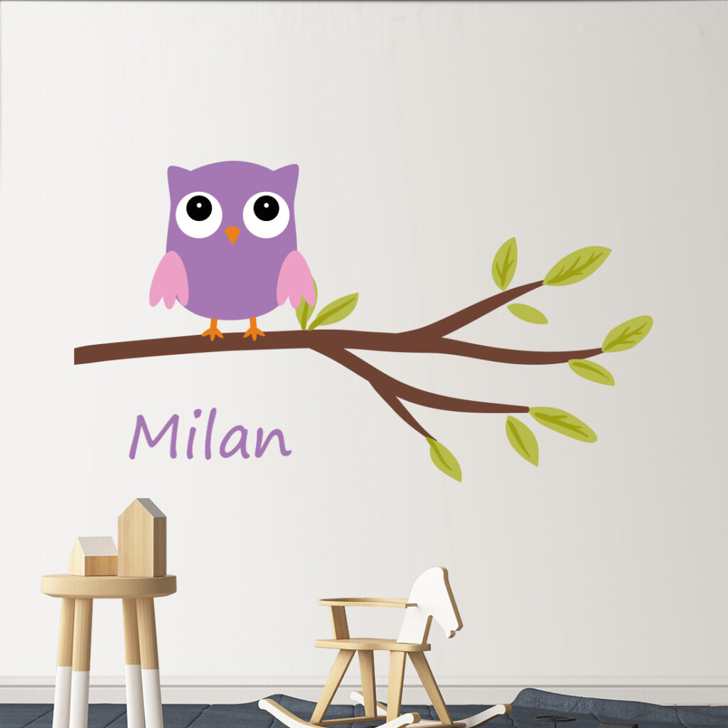 uilen-muurstickers-kinderkamer-jongen-meisje uilen-muurstickers-kinderkamer-jongen-meisje