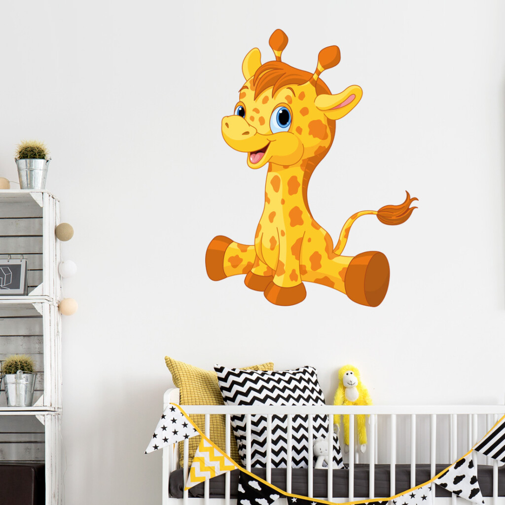 muursticker-giraffe-baby-klein-jong-kleur muursticker-giraffe-baby-klein-jong-kleur