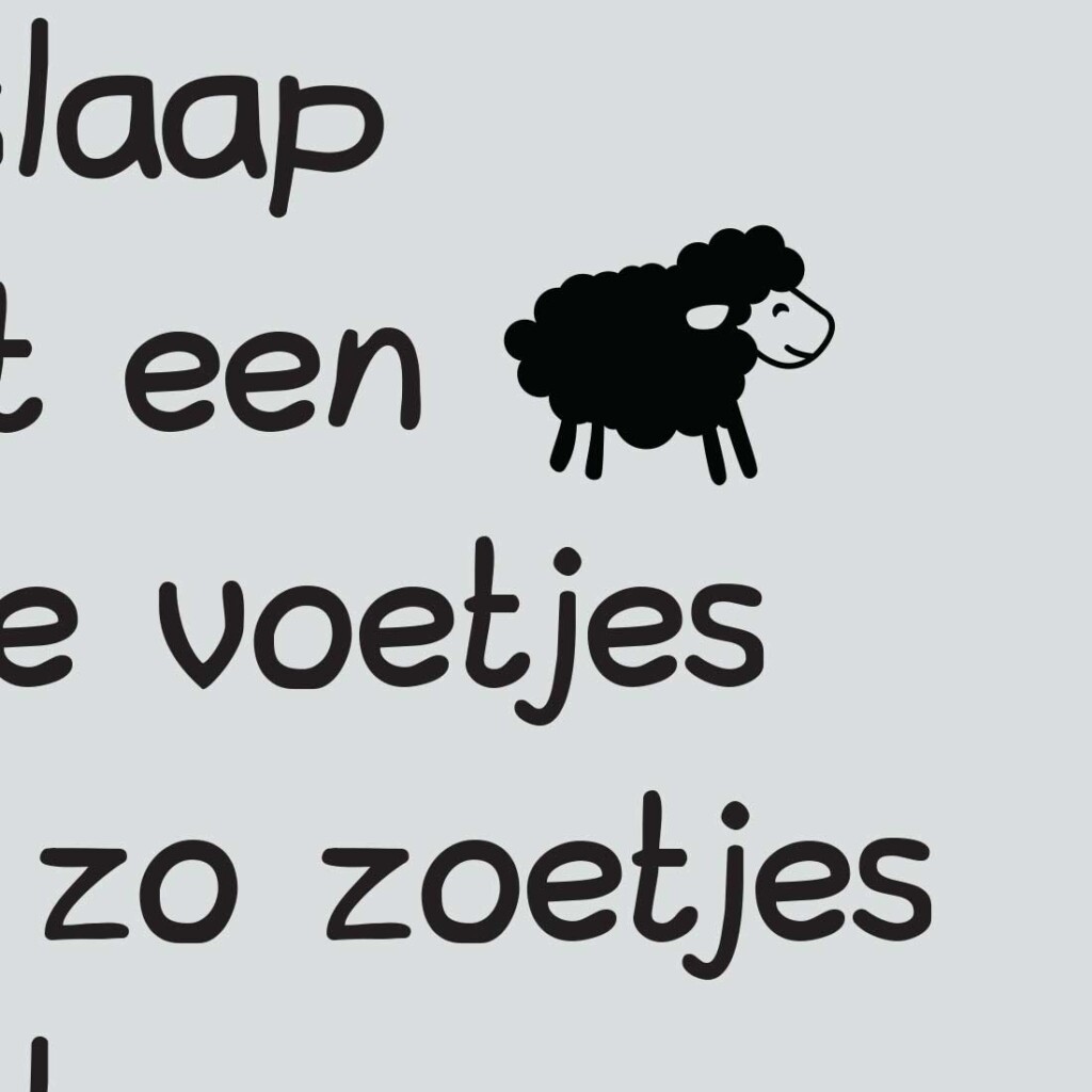 slaap-kindje-slaap-muursticker-babykamer