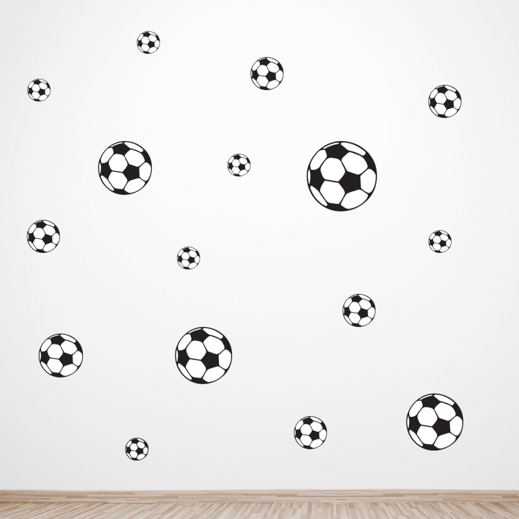 muurstickers-voetballen Voetbal