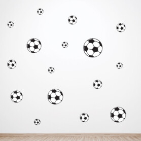 muurstickers-voetballen Voetbal