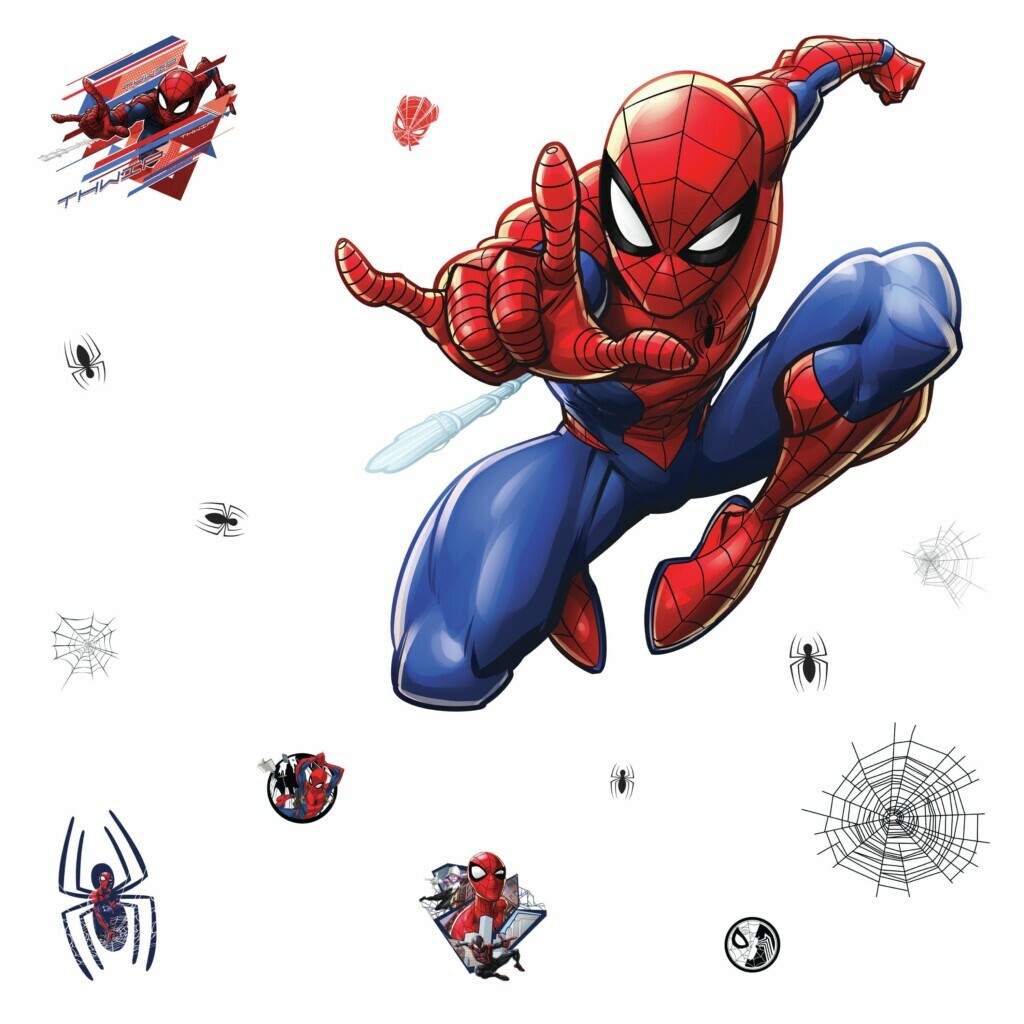 muursticker spiderman kinderkamer stoer ideeen inspiratie rood