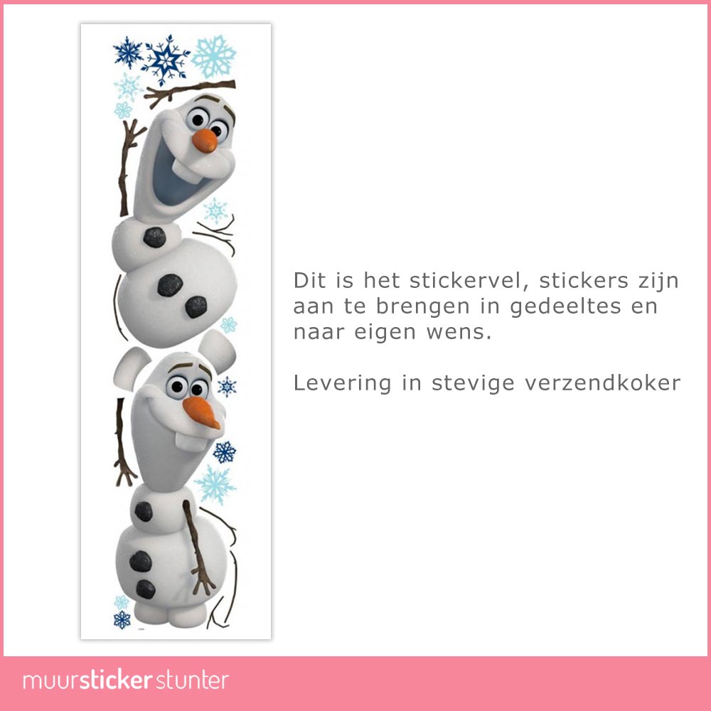 olaf muursticker disney frozen film kinderkamer olaf muursticker disney frozen film kinderkamer