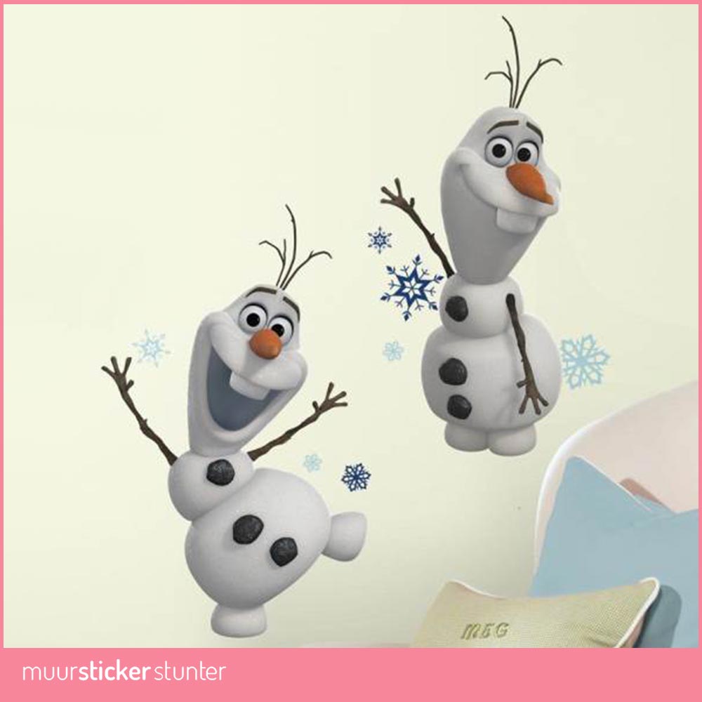 Olaf de sneeuwpop Disney muursticker Olaf de sneeuwpop Disney muursticker