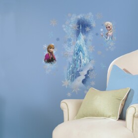 Muursticker Frozen Anna Elsa Zussen ijs paleis roommates sticker kinderkamer Muursticker Frozen Anna Elsa Zussen ijs paleis roommates sticker kinderkamer