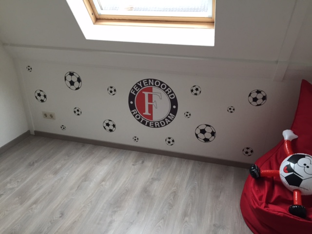 voetbalkamer ideeen stoer kinderkamer slaapkamer feyenoord