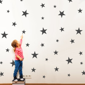 muurstickers-sterren-groot-grijs-zwart-wit-roze-stickers muurstickers-sterren-groot-grijs-zwart-wit-roze-stickers
