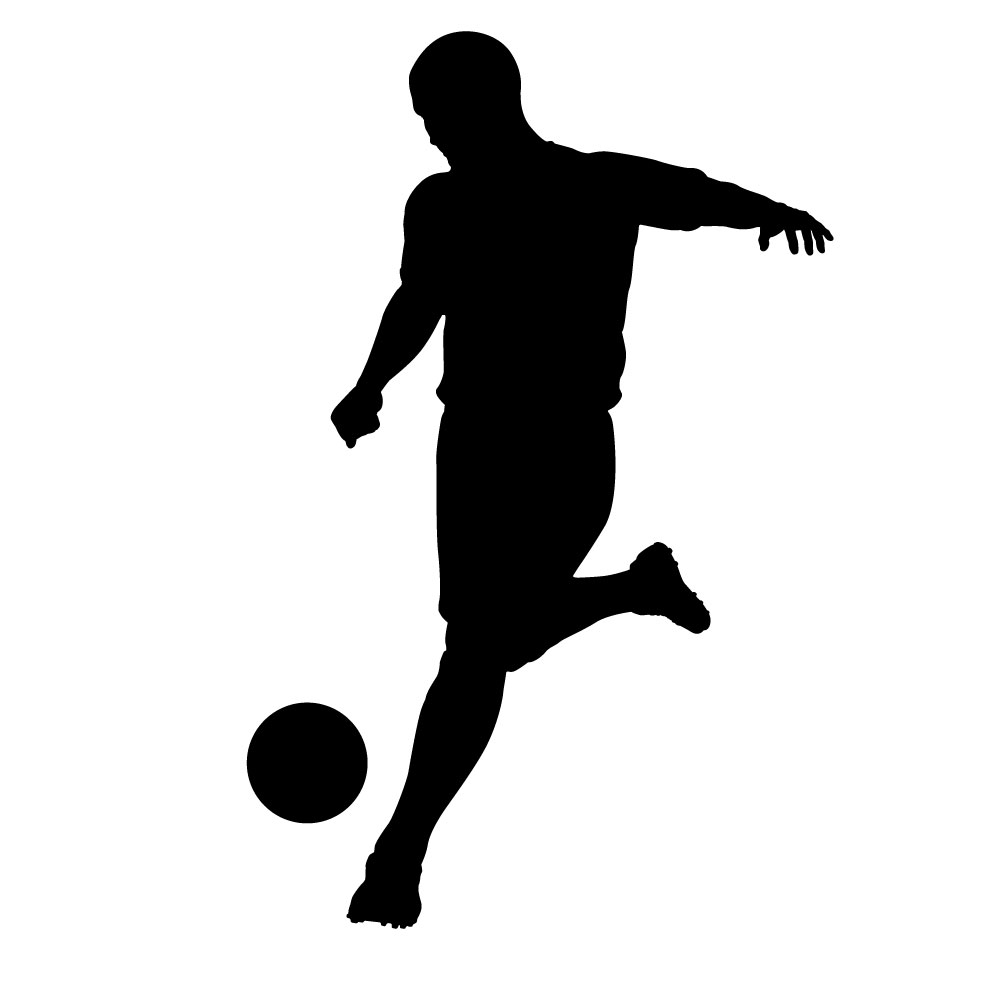voetballer-muursticker voetballer-muursticker