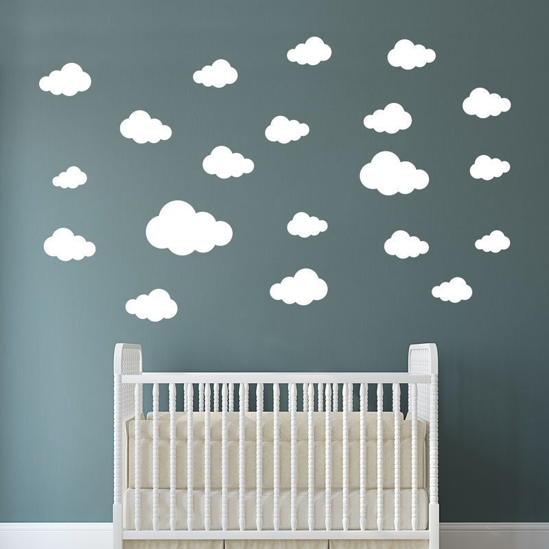 muursticker-wolkjes-babykamer-kinderkamer-stickers muursticker-wolkjes-babykamer-kinderkamer-stickers