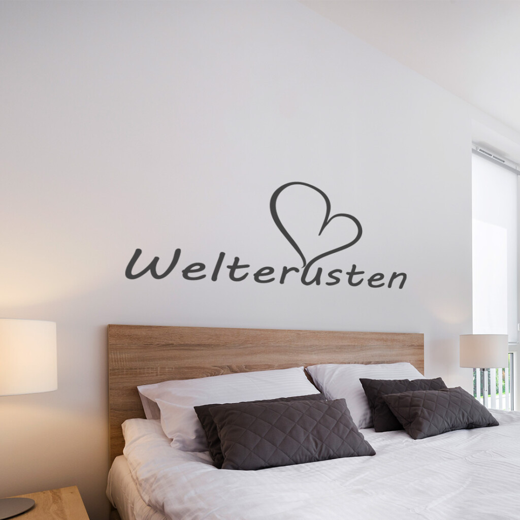 welterusten-muursticker-boven-bed-slaapkamer-zwart-wit welterusten-muursticker-boven-bed-slaapkamer-zwart-wit