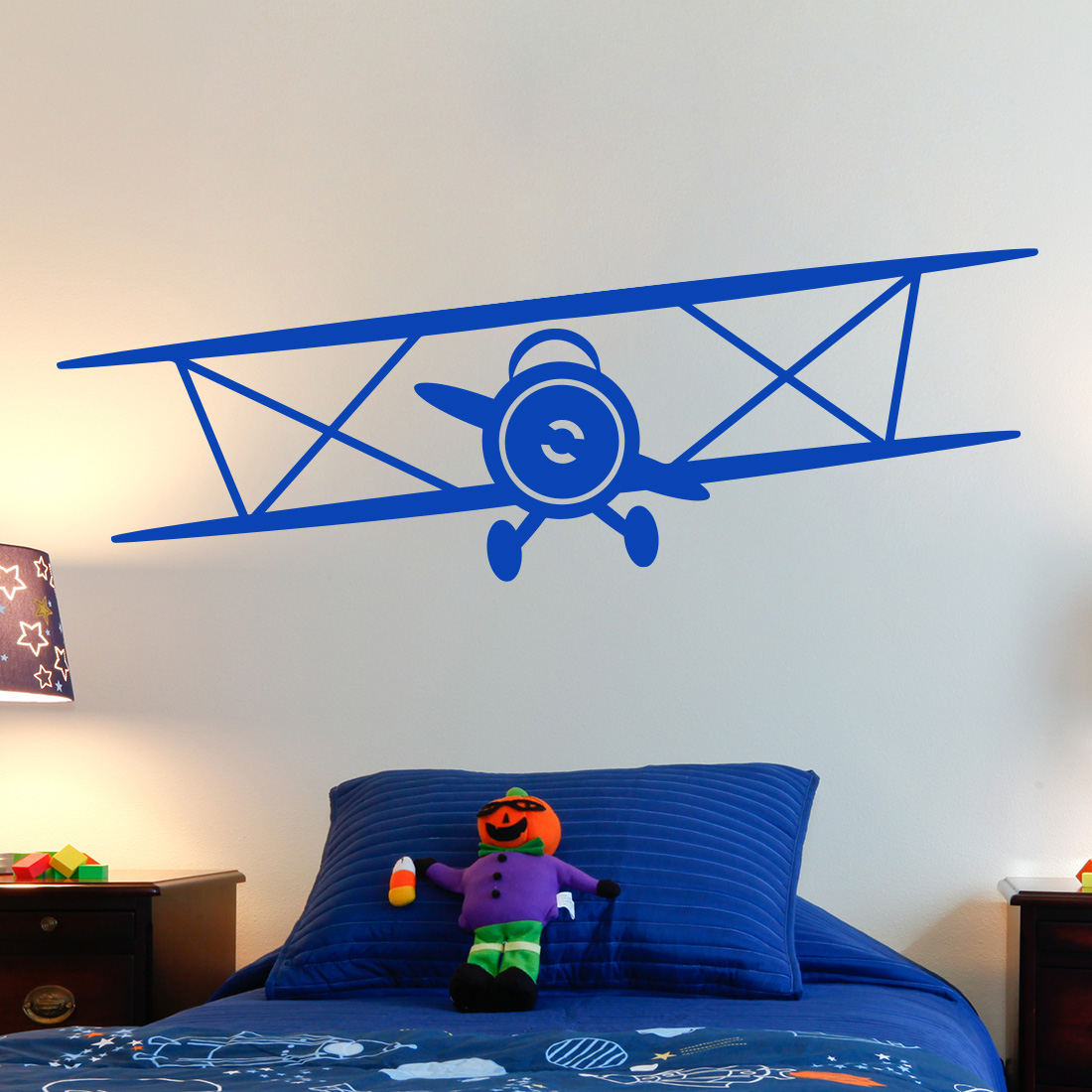 muursticker-dubbeldekker-vliegtuig-vintage-goedkoop-zwart-wit-kinderkamer- muursticker-dubbeldekker-vliegtuig-vintage-goedkoop-zwart-wit-kinderkamer-