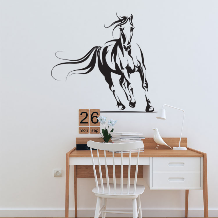 paarden-muursticker paarden-muursticker