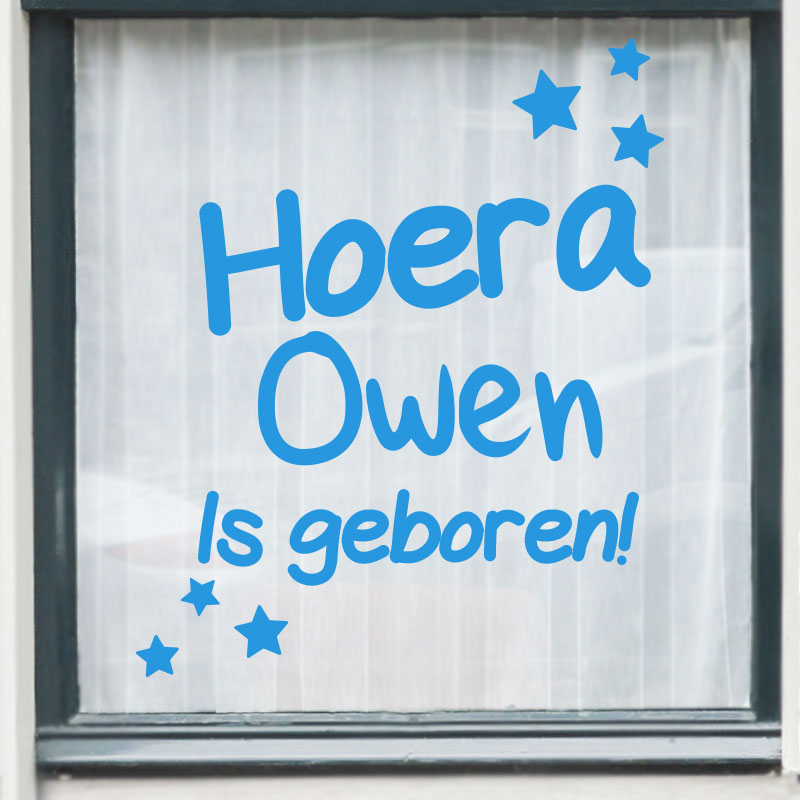 geboortesticker-raamsticker-company-hoera-jongen-stikker-blauw