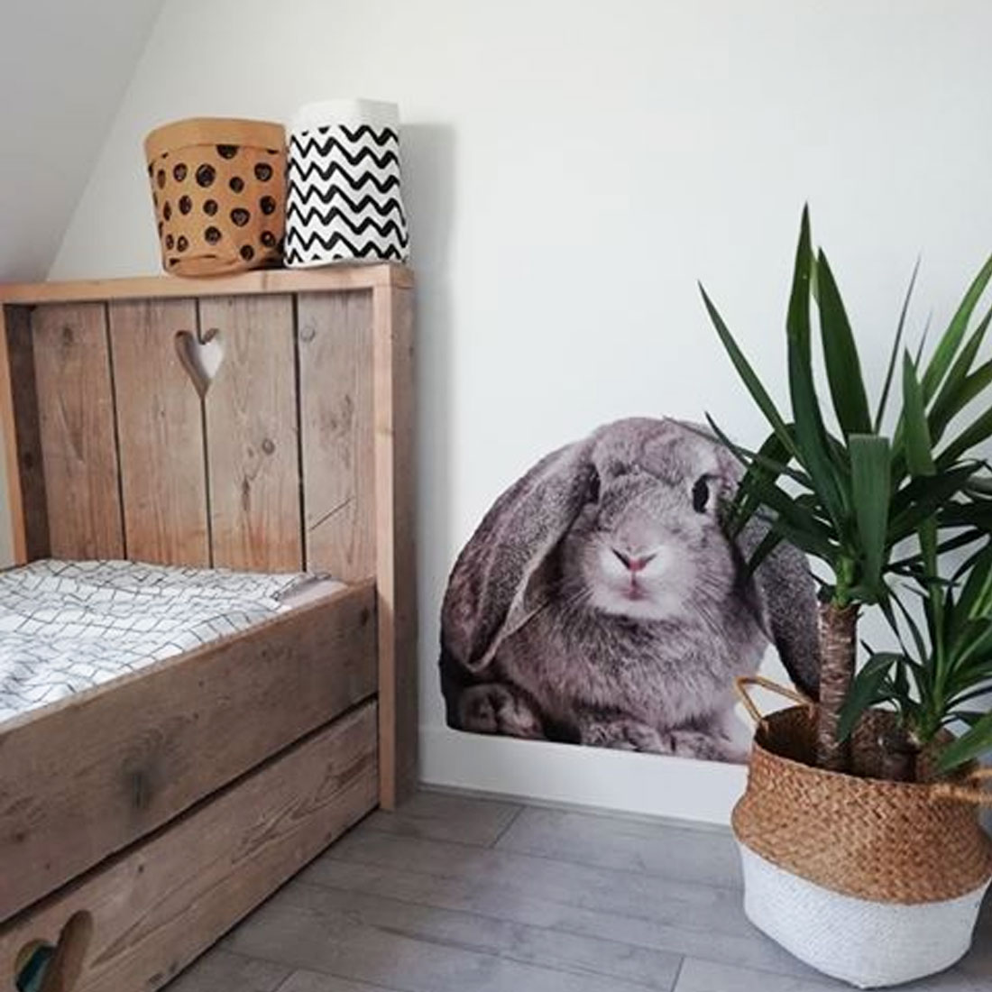 konijn-haas-muursticker-wandsticker-sticker-kinderkamer-echt konijn-haas-muursticker-wandsticker-sticker-kinderkamer-echt