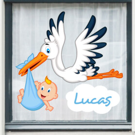raamsticker ooievaar geboorte jongen hoera ruit stikker blauw its a boy geboorte bord tuin raamsticker ooievaar geboorte jongen hoera ruit stikker blauw its a boy geboorte bord tuin