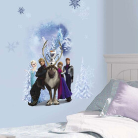 frozen-muurstickers-set-anna-elsa-olaf frozen-muurstickers-set-anna-elsa-olaf