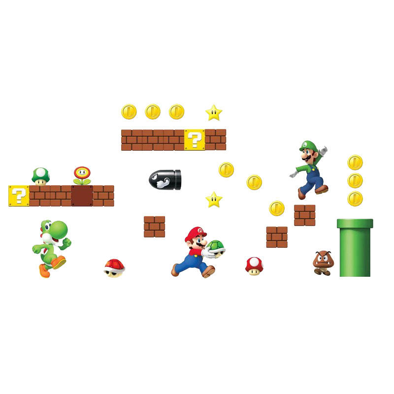 Super-Mario-Muursticker Super-Mario-Muursticker