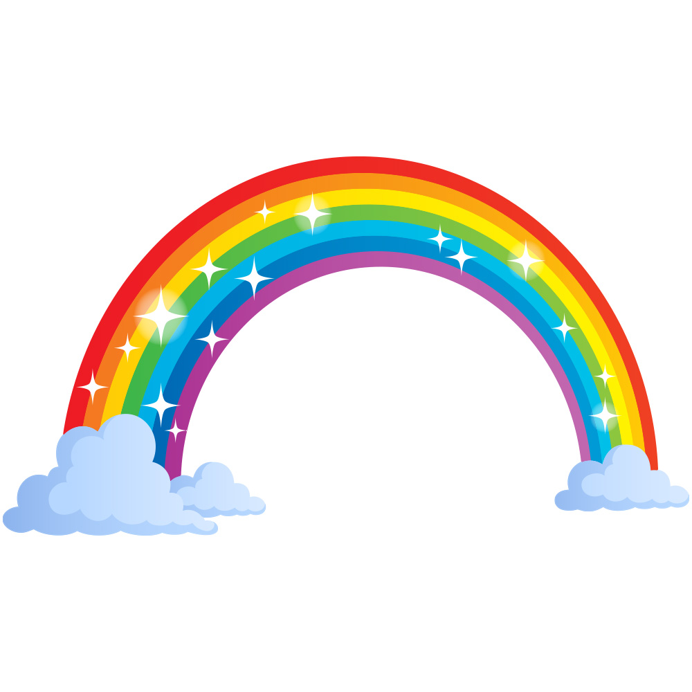 muursticker regenboog kleurrijk vrolijk harde kleuren wolken goedkoop muursticker regenboog kleurrijk vrolijk harde kleuren wolken goedkoop