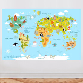 muursticker-wereldkaart-kinderkamer-leerzaam-nederlands