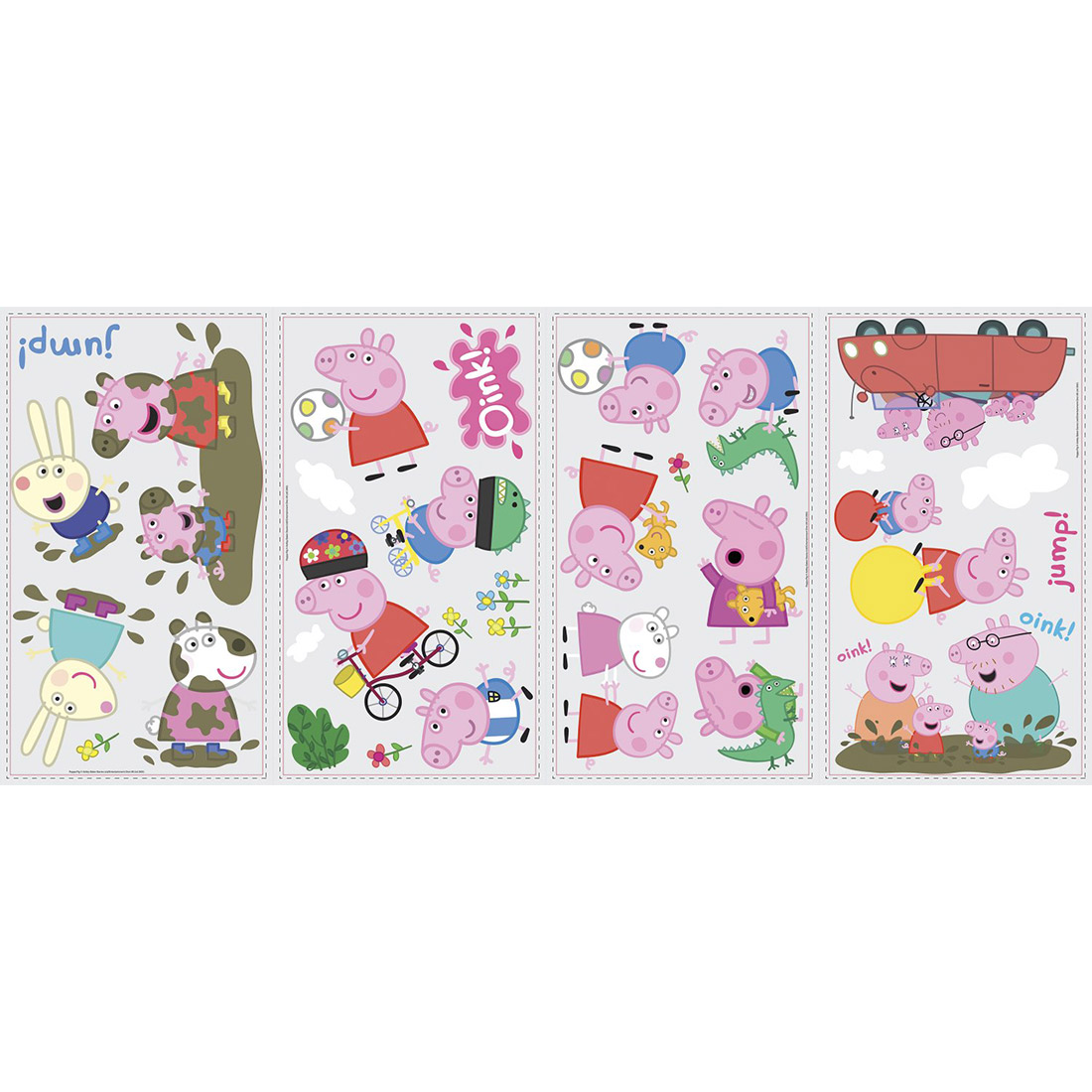 Muurstickers-Peppa-Pig3 Peppa Pig Muursticker
