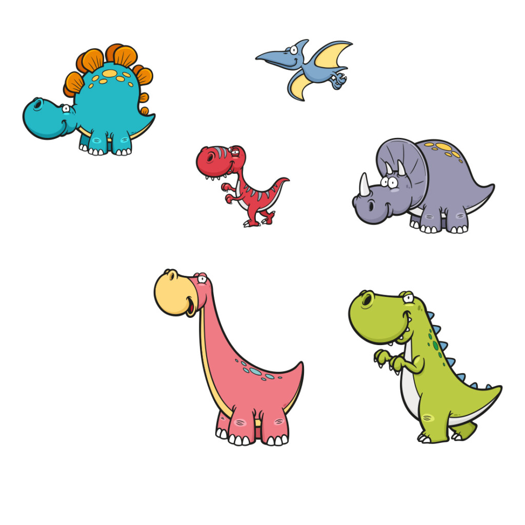 muursticker-dinosaurussen-kinderkamer Dinos Dinosaurussen
