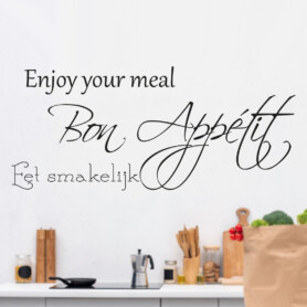 muursticker-keuken-eetsmakelijk-bon-appetit-sticker-enjoy-your-meal Eet smakelijk-muursticker-bon appetit-