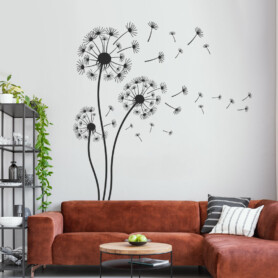 muursticker-paardenbloemen-wind-pluisjes-dandelion muursticker-paardenbloemen-wind-pluisjes-dandelion