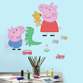 Peppa Pig Muursticker