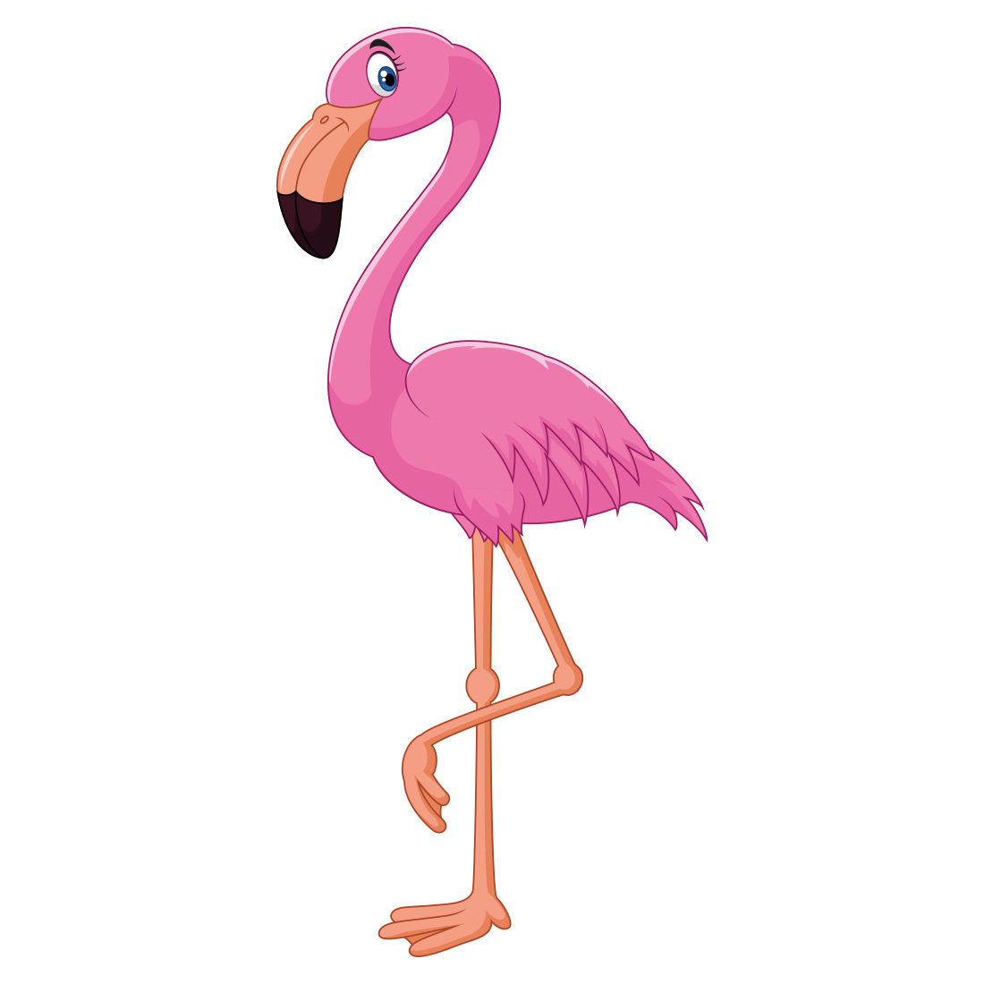 muursticker-flamingo Muursticker Flamingo - Afbeelding 3