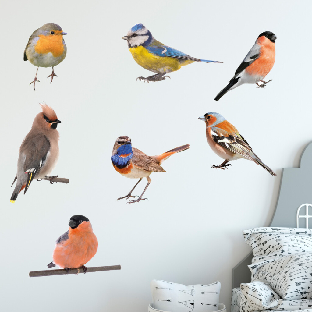 muursticker-vogels muurstickers-vogels-mus-tropisch-muursticker