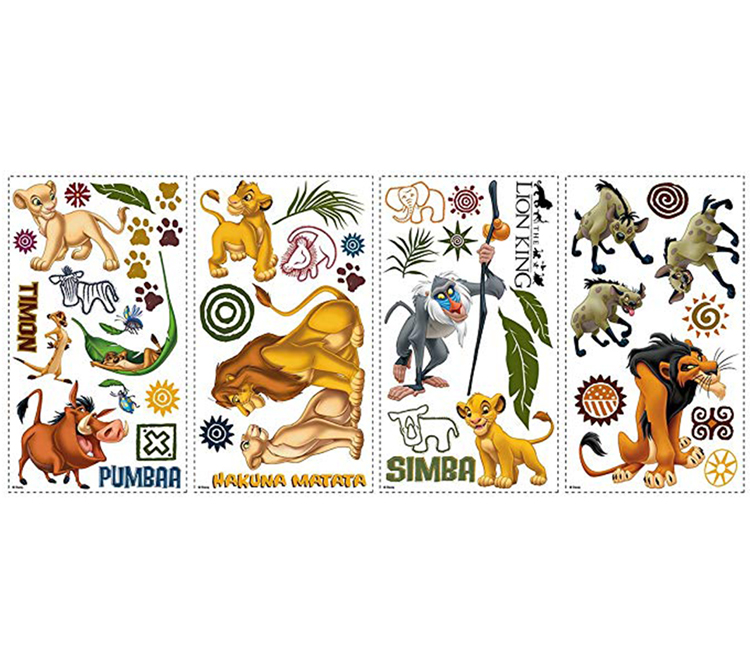 Lion-king-muurstickers-simba-pumba-timon-mufasa-