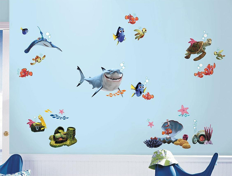 Finding-Nemo-Muursticker1 Finding-Nemo-Pixar-Disney-Dory-