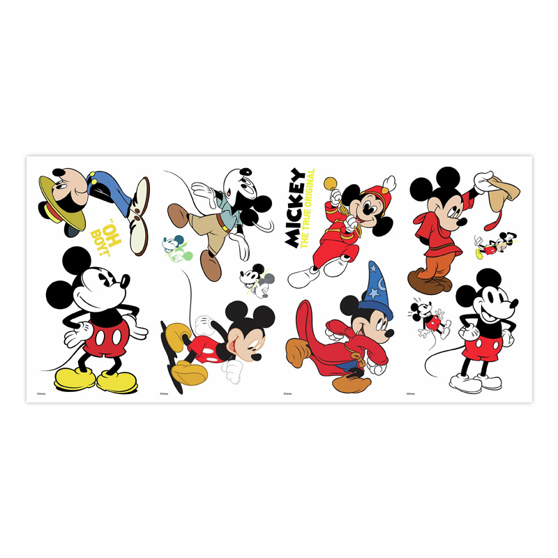 Mickey-Mouse-90-jaar-1 Muursticker Micky Mouse - Afbeelding 2