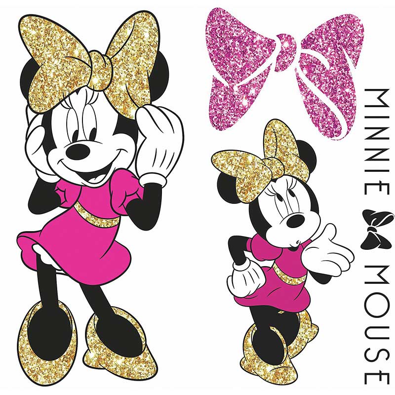 Minni-Mouse-2-Muursticker Disney-Minni-Mouse-muis-muursticker