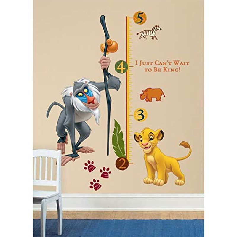 The-Lion-King-Groeimeter-2-Muursticker Disney-Lion-King-Leeuwenkoning-Groeimeter-Muursticker-Simba