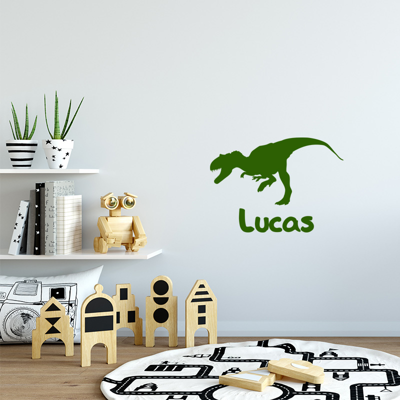muursticker-dino-eigen-naam-dinosaurus muursticker-dino-eigen-naam-dinosaurus