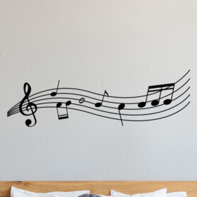 muursticker-muzieknoten-sticker-slaapkamer-zwart-wit
