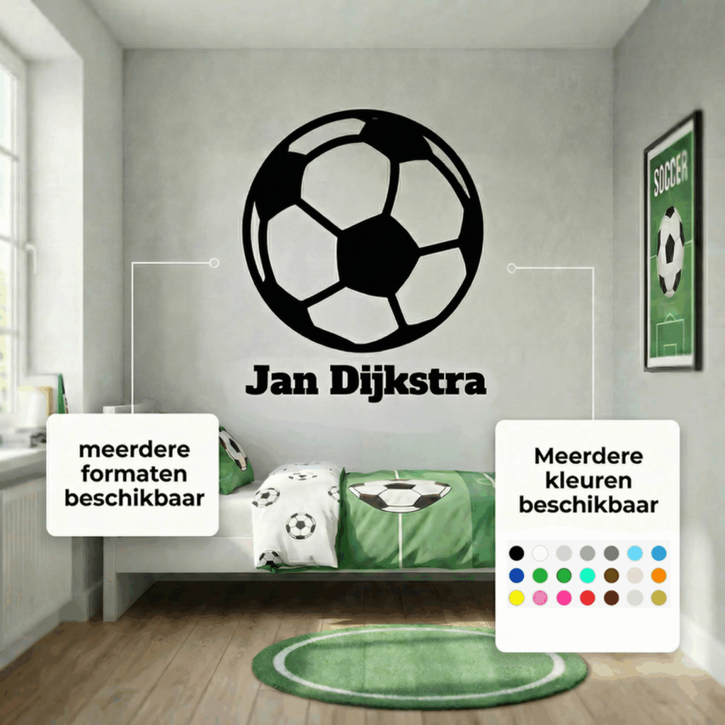 muursticker-voetbal-met-naam muursticker-voetbal-met-naam