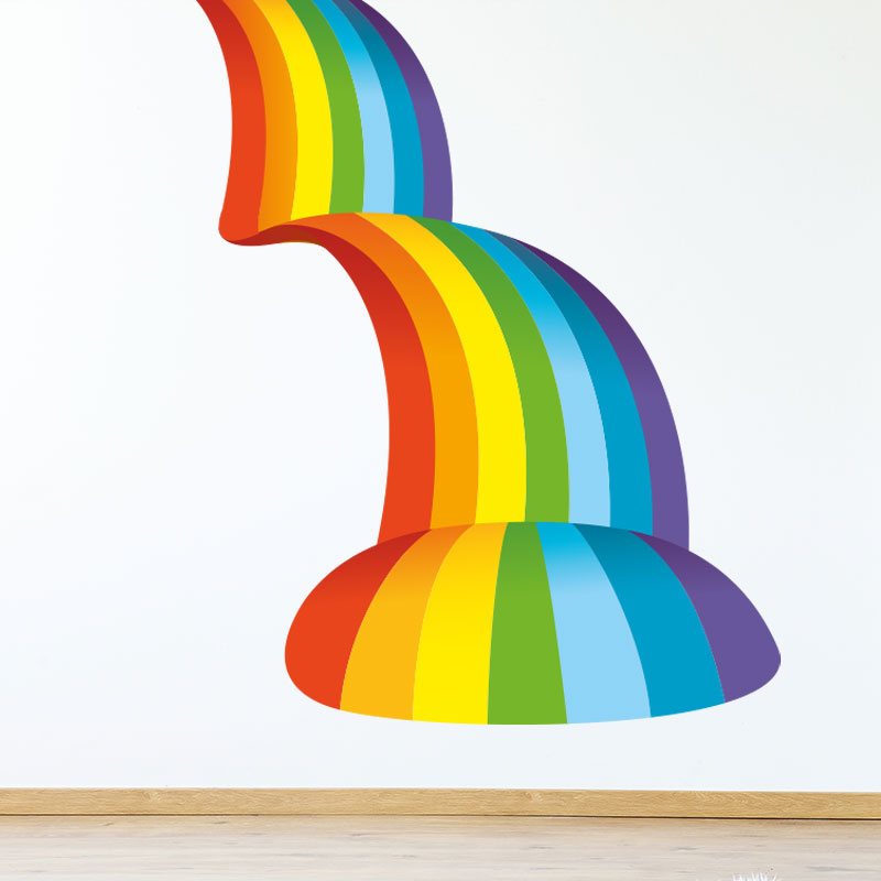muursticker-regenboog-kleurrijk-kinderkamer-babykamer-ideeen-leuk-goedkoop-diy muursticker-regenboog-kleurrijk-kinderkamer-babykamer-ideeen-leuk-goedkoop-diy