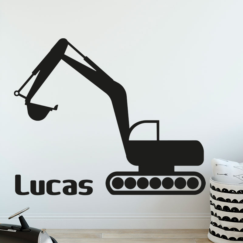 muursticker-graafmachine-zwart-naamsticker-werkvoertuigen-kinderkamer-ideeen-stoer-leuk-goedkoop-diy muursticker-graafmachine-zwart-naamsticker-werkvoertuigen-kinderkamer-ideeen-stoer-leuk-goedkoop-diy