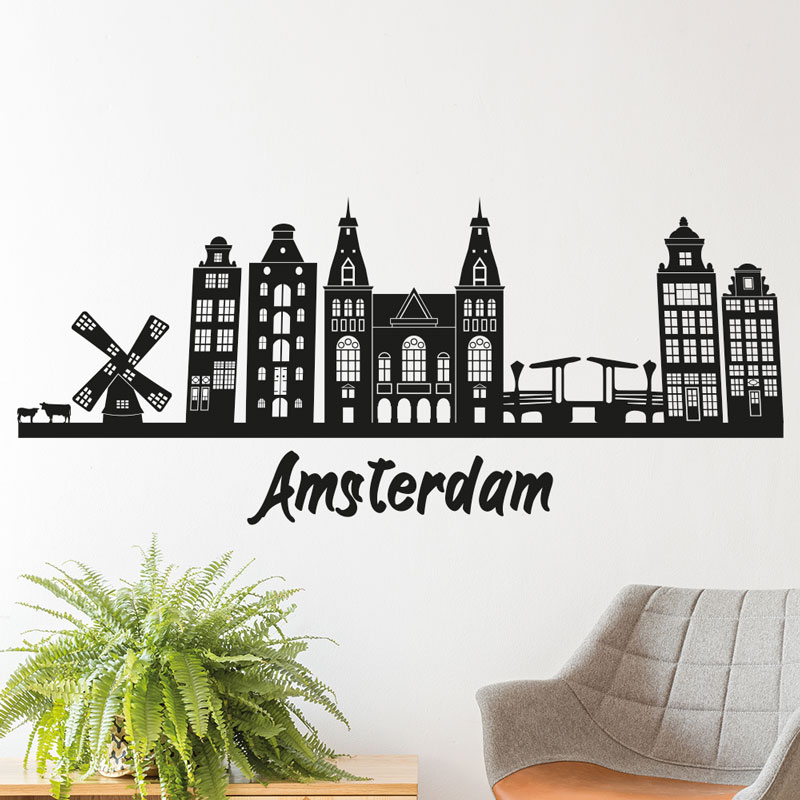muursticker-skyline-amsterdam-stad-diy-goedkoop-muur muursticker-skyline-amsterdam-stad-diy-goedkoop-muur