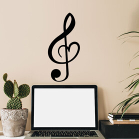 muzieknoot-liefde-muursticker-sticker-sleutel-music-love-zwart-klein-diy-goedkoop-ideeen-werk-bureau