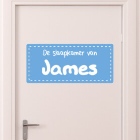 deursticker kinderkamer jongen blauw deursticker kinderkamer jongen blauw