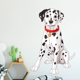 muursticker dalmatier hond lief diy interieur kinderkamer lief ideeen inspiratie meisjeskamer muursticker dalmatier hond lief diy interieur kinderkamer lief ideeen inspiratie meisjeskamer