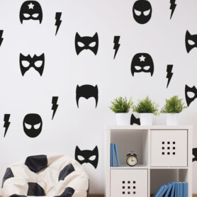 muursticker-heroes-mask-super-
