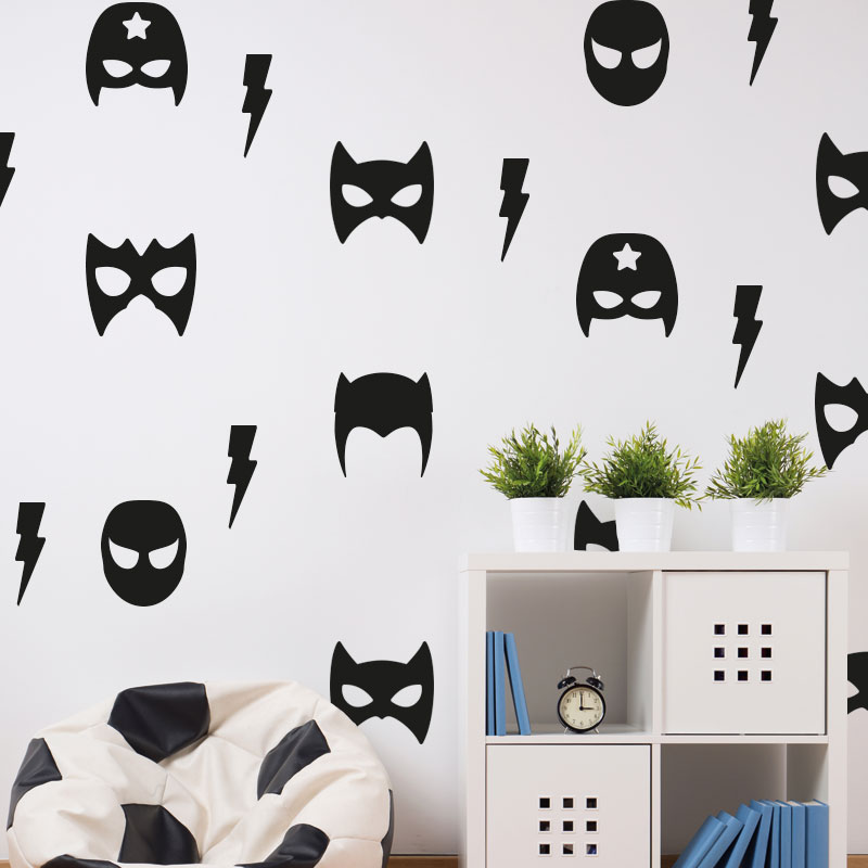 muursticker-heroes-mask-super- muursticker-heroes-mask-super-